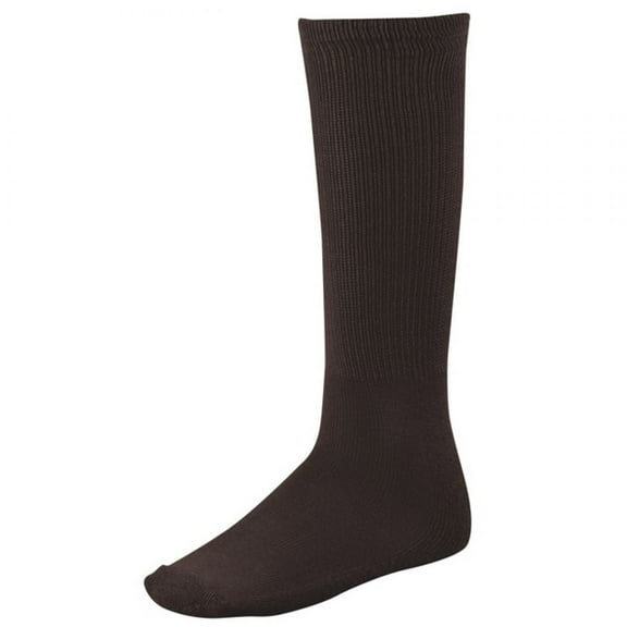 Twin City Youth All-Sport Solid Color Tube Sock (Small) Brown