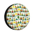 thumbnail image 1 of Bingfone Train With Animals for Spare Tire Cover Weatherproof Universal Wheel Protectors for RV Camper Travel Trailer SUV Truck-16 inch, 1 of 6