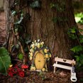 thumbnail image 5 of MERILER Resin Garden Miniature Floral Outdoor Decor: Enchanting Door for Trees, Tree Stumps, Patio, Yard, and Window (Perfect Gift for Mom and Kids), 5 of 7