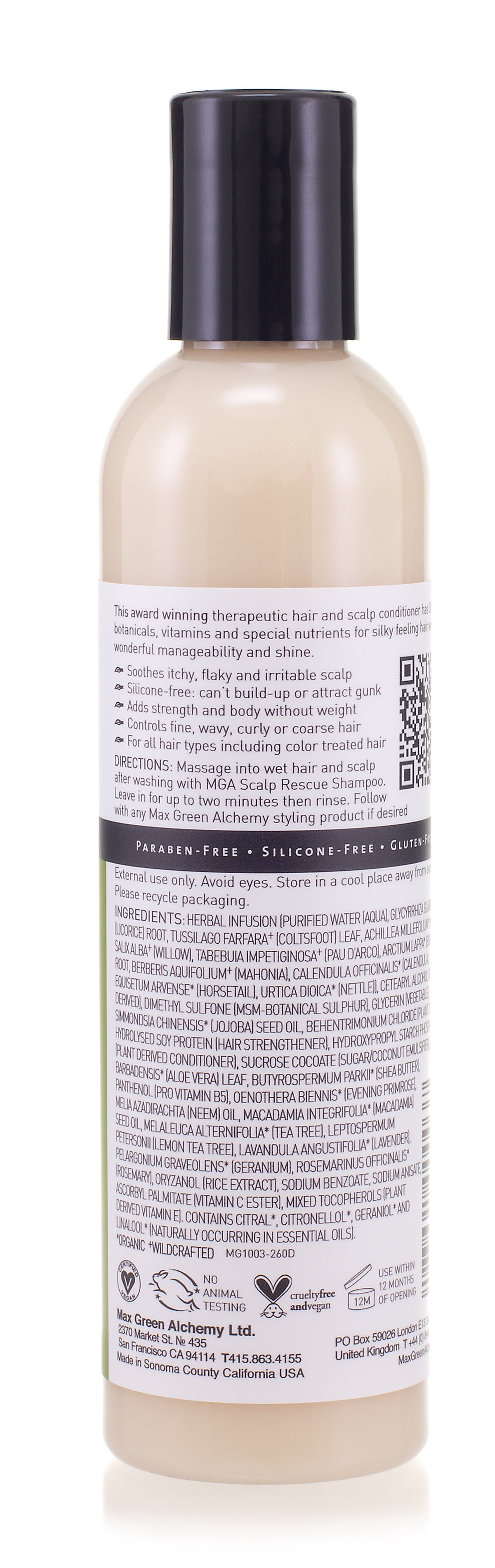 Max Green Alchemy Scalp Rescue Conditioner with Tea Tree, Lavender & Rosemary
