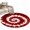 Red, variant on 2x3 Ft Entryway Area Rug, Turquoise Ombre Kitchen Rug Runner Washable Floor Mat, Country Watercolor Ethnic Tribal Tie Dye Non Slip Indoor Door Mat Throw Carpet for Bathroom Living Room Bedroom