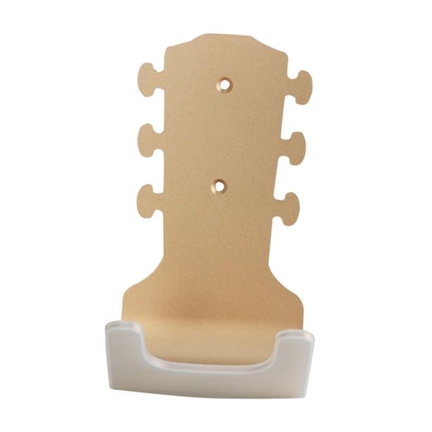 Soporte de pared genérico para guitarra, gancho sin taladro, versátil para monopatín, fácil montaje. Oro rosa