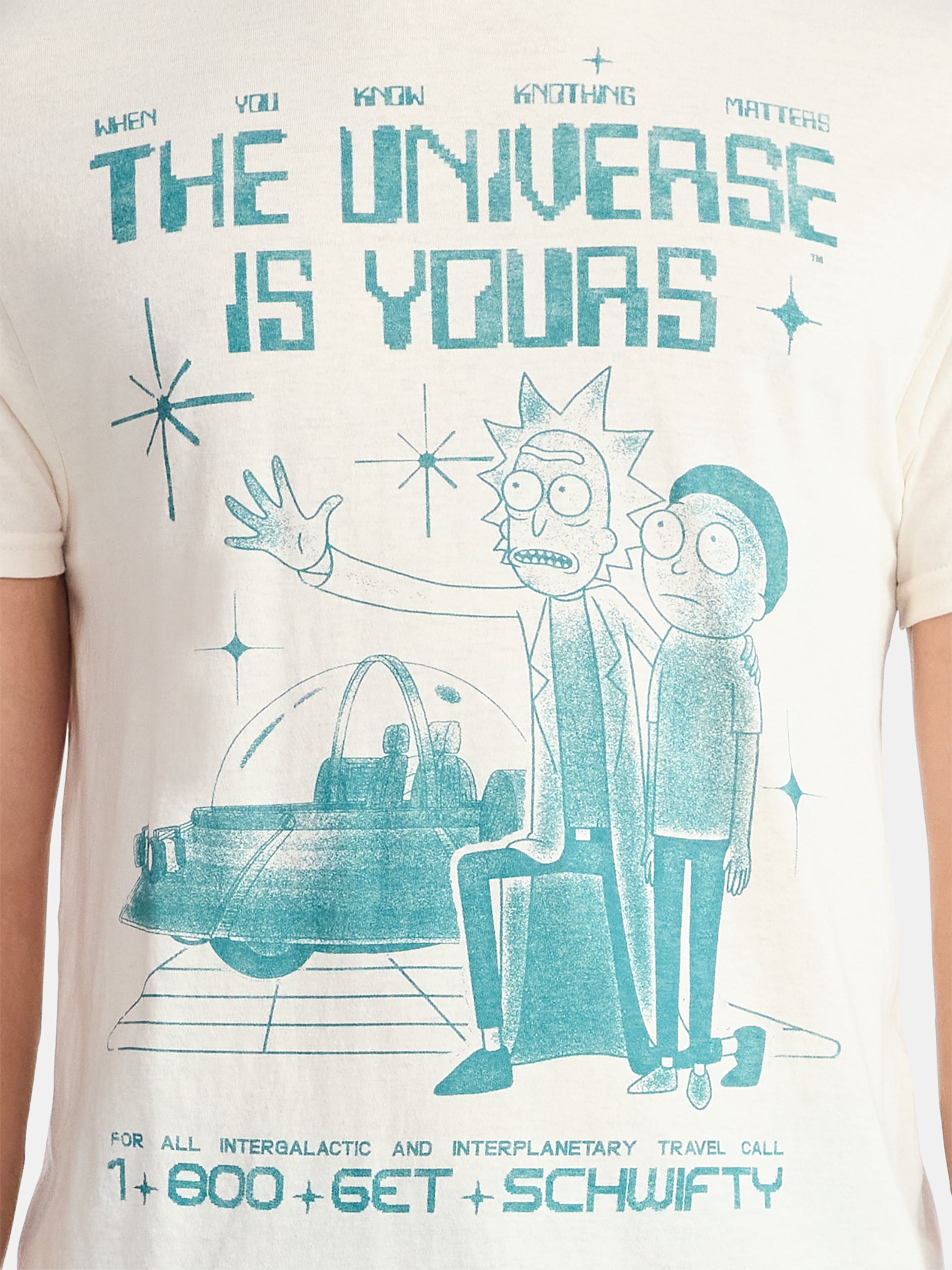 Rick and Morty Men's and Big Men's Graphic Tee with Short Sleeves, Sizes S-2XL