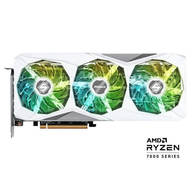 ASRock Steel Legend Radeon RX 7600 Graphics GPU, 8GB GDDR6 ASRock Steel Legend Radeon RX 7600 Graphics GPU, 8GB GDDR6