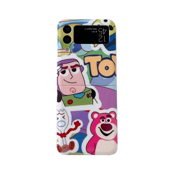 Samsung Galaxy Z Flip 4 5G cute cartoon Pochacco toy story duck doraemon IMD Funda 3 A Prueba De Golpes Para Teléfono Creatividad