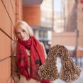 thumbnail image 3 of Grofry Women Scarf,Long Leopard Shawl Wrap Lady Chiffon Wrap Stole Gift, 3 of 8