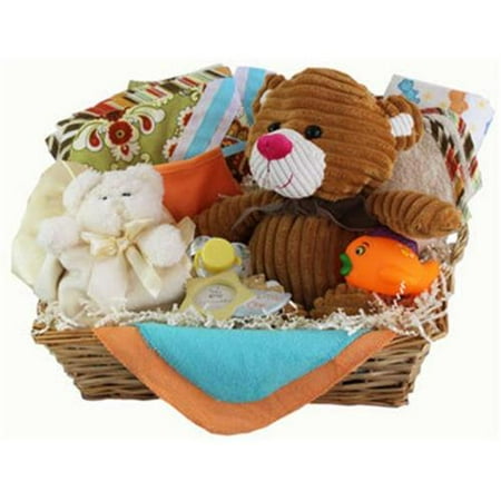 Baby Gift Idea BGI219 Brendall Bear Basket for Babies