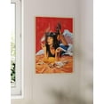 thumbnail image 5 of HAUS AND HUES Movie Scene Posters for Room Aesthetic 90s Movie Posters, Merchandise Art, College Wall Decor, Dorm Noir Film Vintage Movie Poster (Framed Beige 24x36), 5 of 5