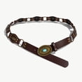 thumbnail image 5 of ibiyuan Elastic Belts For Women Women Concho Wide Western Disc Belt for Jeans Dress, Cowgirl Cowboy Boho Belt for Ladies, 5 of 8