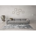 thumbnail image 3 of Ahgly Company Indoor Square Abstract Gray Modern Area Rugs, 3' Square, 3 of 4