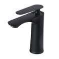 thumbnail image 2 of Elegante grifo de lavabo de latón: baño de control de agua fría y caliente de una sola manija, 2 of 11