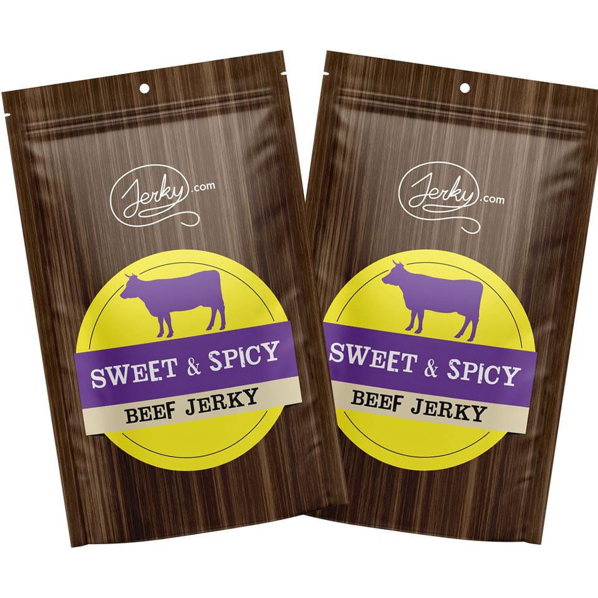All Sweet & Spicy Original Beef Jerky - No Added Preservatives, No MSG or Nitrates - Bold & Peppery, 100% Lean Beef (1 Pound)
