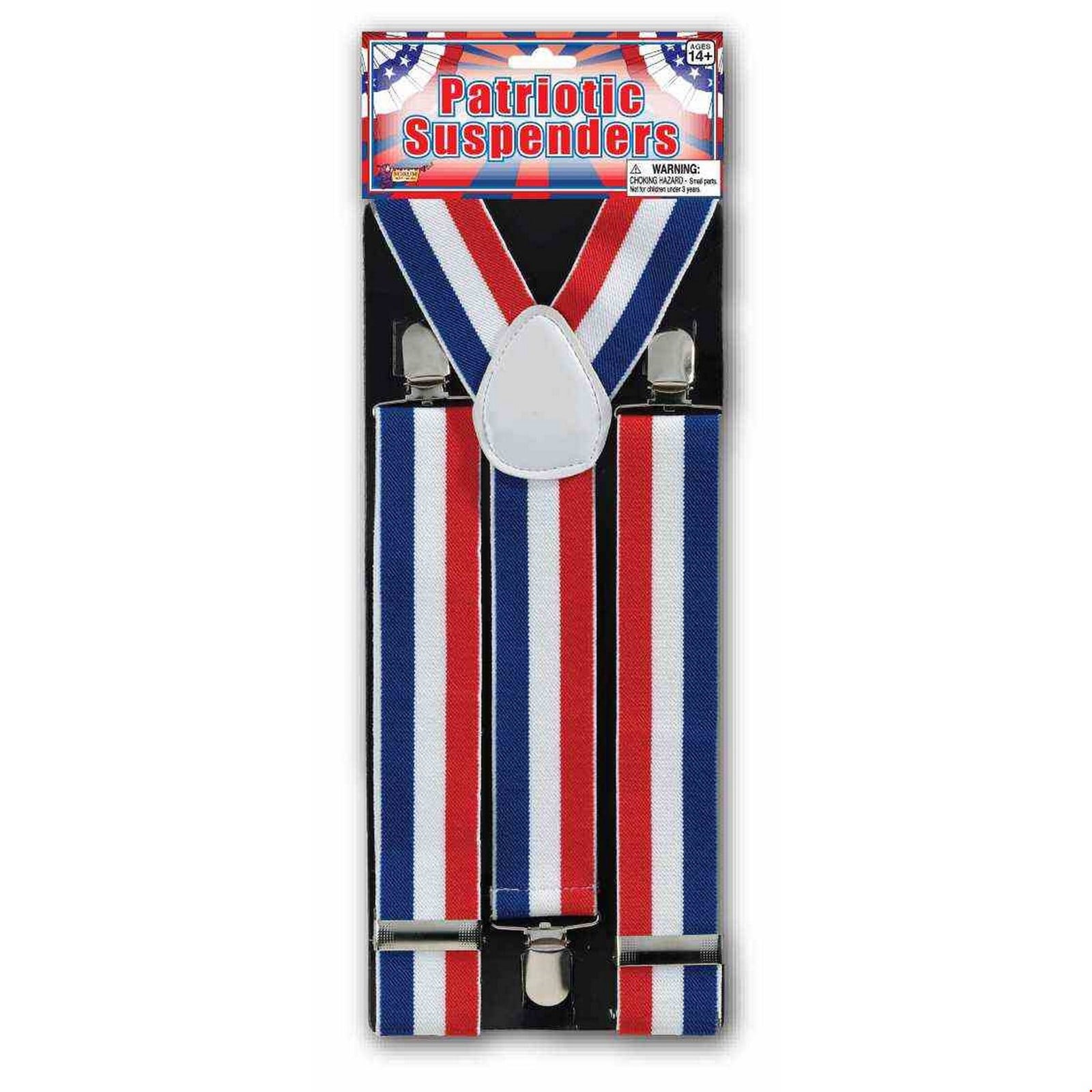 Red White and Blue Suspenders 