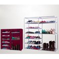 thumbnail image 2 of Zimtown Fashionable Room Double Row 9 Shoe Storage Shelves - Wine Red, 2 of 6