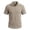 Khaki, variant on Rrxhxhs Golf Shirts for Men Waffle Grid Textured Collared Quarter Zip Short Sleeve Breathable Casual Tops,L