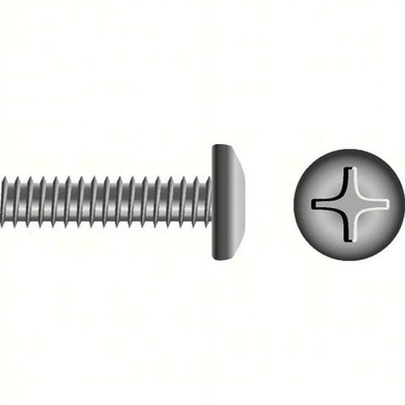 SEACHOICE Phillips Machine Screw - Pan Head Color:, Size: 1/4-20 x 1-1/2", Option: 50/BG