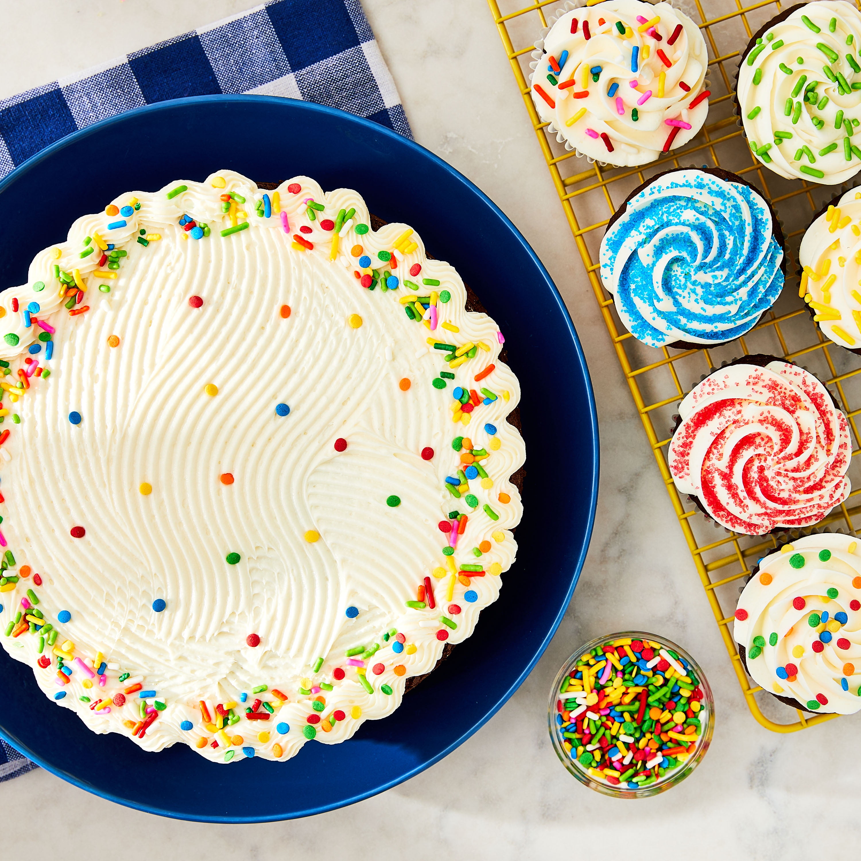 Great Value 6-Cell Rainbow Sprinkles, 6.91 oz