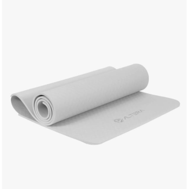 Tapete De Yoga Tpe Alta Densidad Pilates Relajacion Modelo Gris