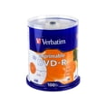 thumbnail image 1 of Paquete de 100 DVD-R Imprimible Verbatim 16x, 4.7 GB. Verbatim VB95153, 1 of 1