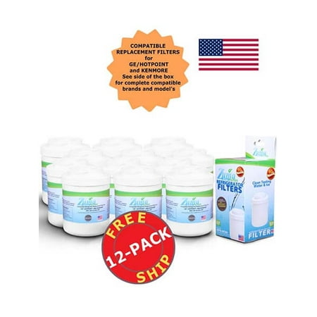 

Zuma Filters™ Brand Refrigerator Water and Ice Filter compatible with GE® MWFA (12 Pack) OPFG-RF300
