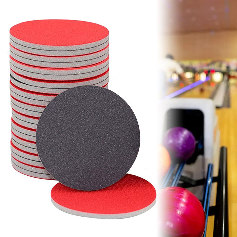Lot 2 Sacs Bowling + 2 Tampons Sable Pour Boules - Nettoyage Et Entretien Noir