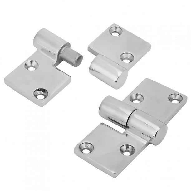 JUEGO DE BISAGRAS DE ACERO inoxidable de Alta Resistencia, 90x38 mm, Herrajes para puertas con bisagras izquierda y derecha para accesorios de cubiorta de barco, 2 uds.