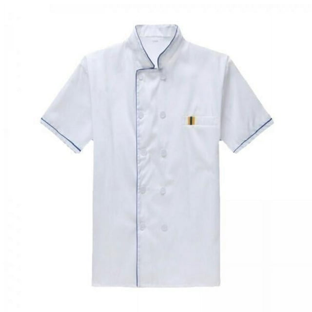3x Chaqueta De Chef Ropa De Trabajo De Catering Uniforme De Cocinero Con Absorción De Sudor Para Adultos