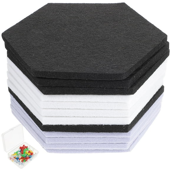VERDANVERSE 12Pack Acoustic Absorption Sound Insulation Board Wool Polyester Blend Touch Safe Indoor Use