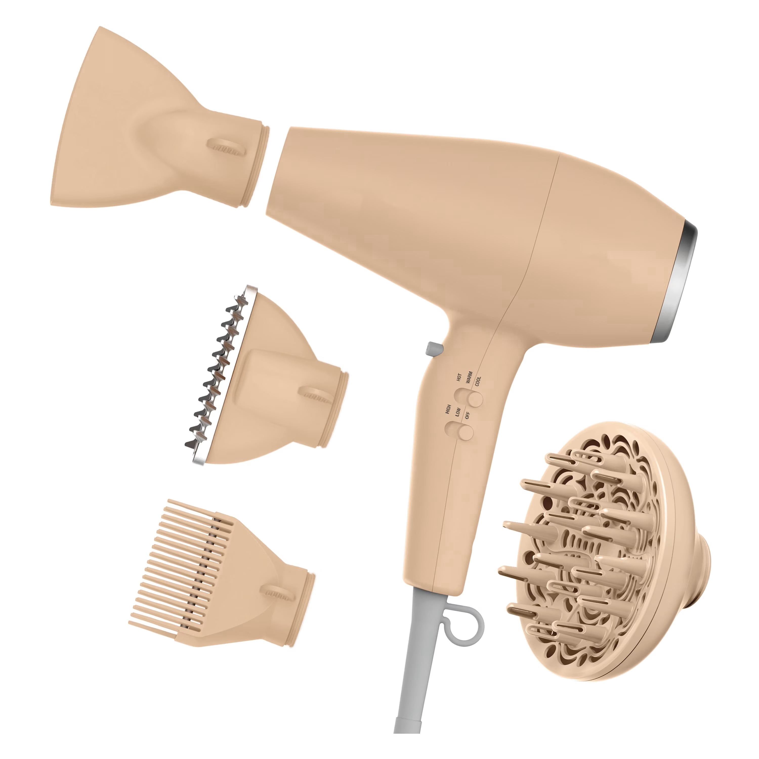 T3 AireLuxe Professional Hair Dryer and Brush Set, Includes
