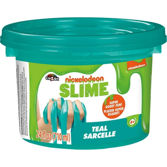 Nickelodeon 24oz Teal Premade Slime