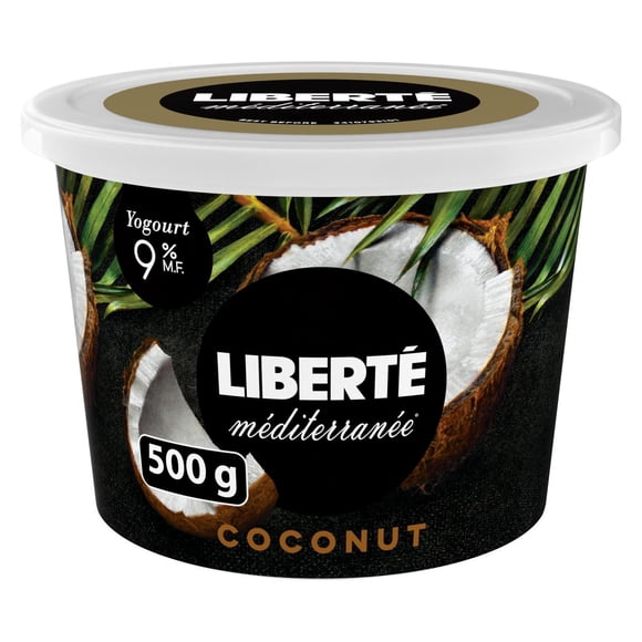Liberté Méditerranée 9% Yogurt, Coconut, 500g