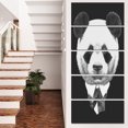 thumbnail image 1 of Funny Panda in Suit and Tie - Animal Canvas Art Print, 1 of 3