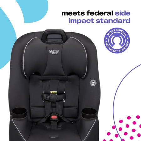 COSCO KIDS EASY ELITE SLIM ALL-IN-ONE CONVERTIBLE CAR SEAT, FRAMBOISE