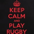 thumbnail image 3 of CafePress - Keep Calm Play Rugby Men's Dark Pajamas - Men's Dark Loose Fit Cotton Pajama Set, 3 of 7