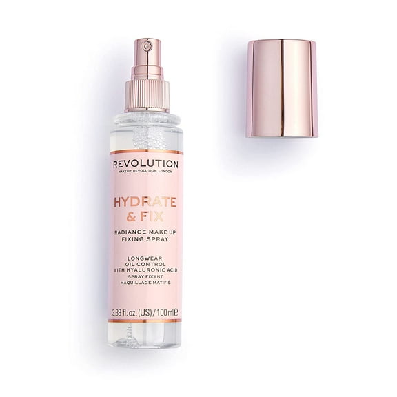 Revolution Hydrate & Fix Makeup Setting Spray, Matte Finish, Long-Lasting, 3.38 fl oz