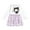 White & Purple Tutu Dress, variant on Girls Halloween Hello Kitty Dress US, Numeric, 4, Regular, White & Purple Tutu Dress