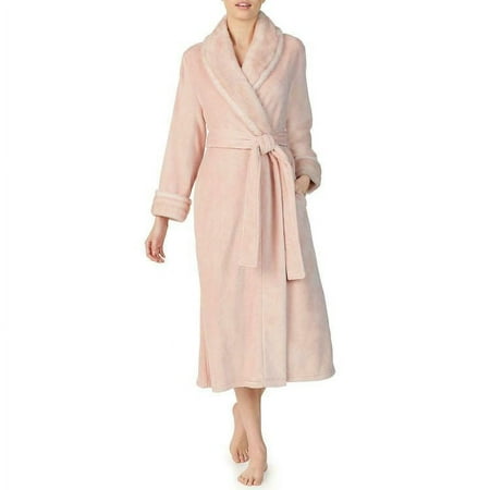 NEW Anne Klein Long Sleeve Plush Wrap Robe FAST SHIPPING!