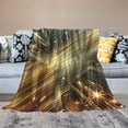 thumbnail image 2 of Orinice Motion Lines Sparkles Warm Lightweight Blanket Soft Fleece Blankets for All Seasons - Decorative Throw Blanket for Living Rooms, Sofa, Office - Cow Gifts Blanket in Multiple Sizes 50x60in, 2 of 6
