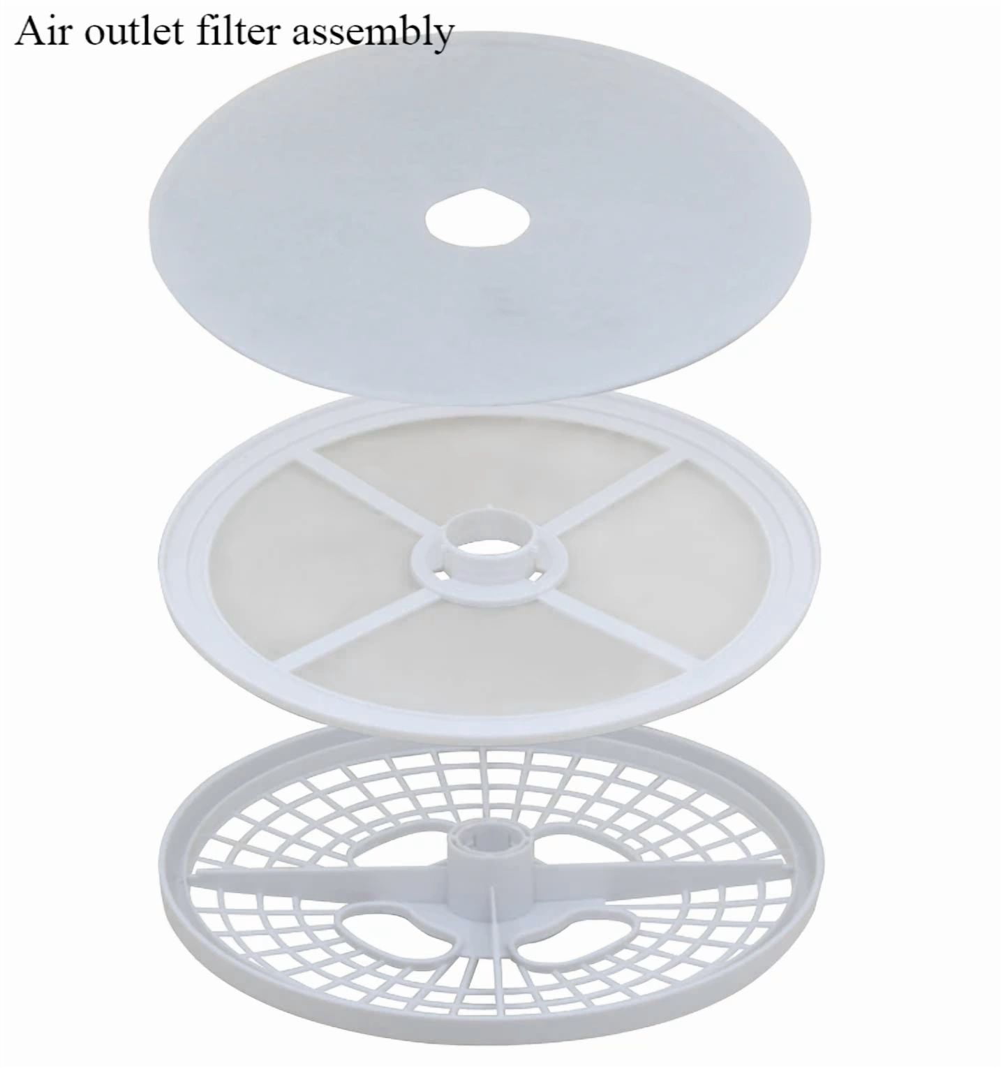 Air inlet and outlet filter cotton filter Dryer fluff lint filter for CTT tumble clothing dryer filtering disc sheet clothes screen mesh replacements.