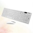 thumbnail image 3 of 2.4G Home Keyboard Wireless Keyboard Ultra-thin Office Keyboard with Mouse (White, with Keyboard Cover, Without Battery), 3 of 4