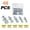 (a+b+c+d)*10+e*8, variant on Button Rivet Locking Nuts Set, 48pcs Petal Expansion Rivet Nut Kit with 5 Sizes, Carbon Steel Threaded Inserts for DIY Repair