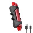 thumbnail image 1 of Toystoory Luces traseras de bicicleta USB, lámpara trasera de seguridad, luz trasera intermitente, accesorios profesionales para montar, equipo Ciclismo Rojo, 1 of 6