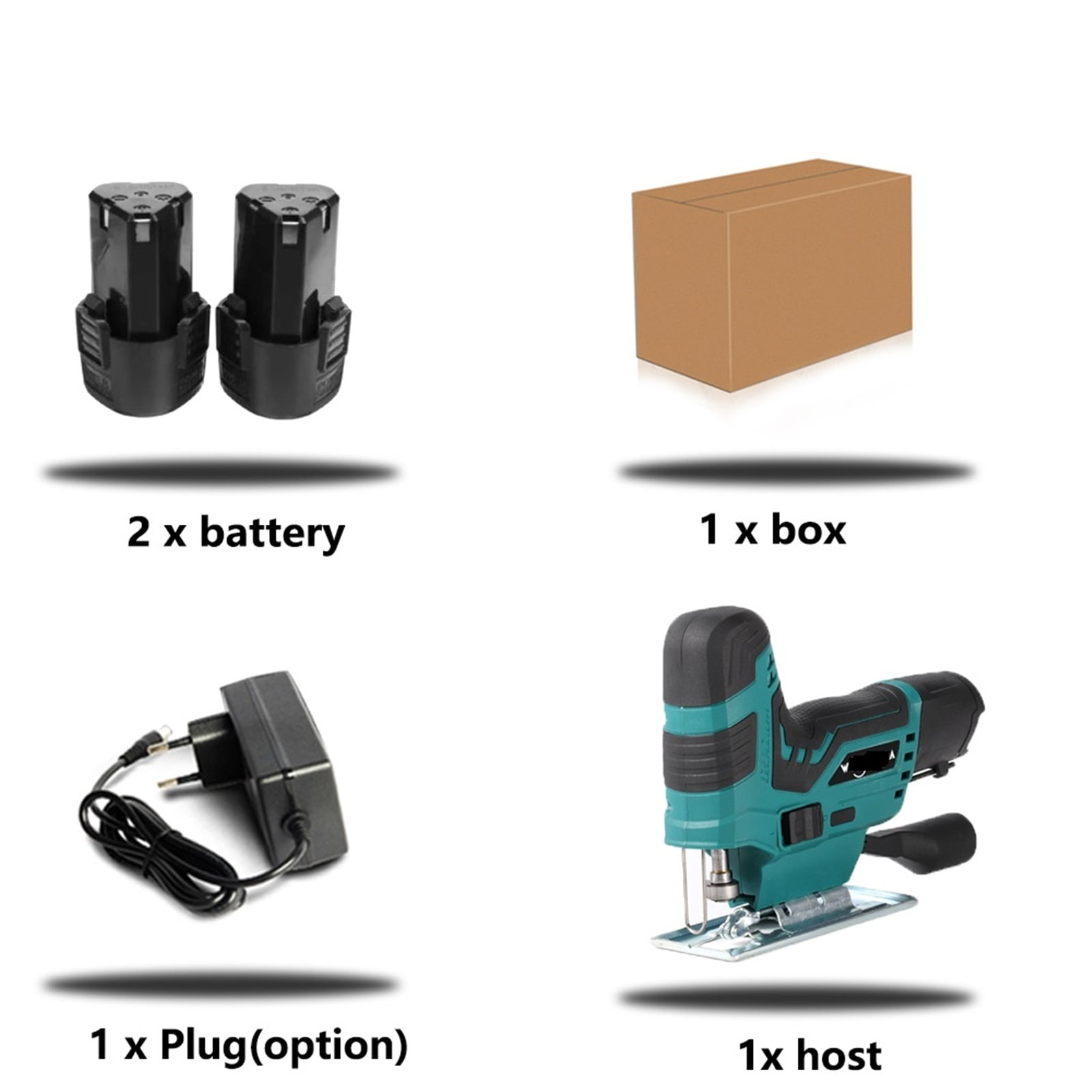 12V Cordless Jig Saw Portable Electric Jigsaw Rechargeable Mini Logging Saw Wood Cutting Portable Woodworking With Battery ,Efficient Cutting