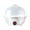 Free Size, variant on White Electric Egg Cooker - 7 Egg Capacity, Automatic Shut Off, Compact Hard & Soft Boiled Egg Maker for Kitchen