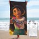 thumbnail image 1 of Toalla de baño Encanto, toalla de playa de microfibra de secado rápido, toalla de baño de gran tamaño a prueba de arena para adultos y niños, accesorios de playa para viajes y campamentos para, 1 of 8