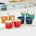 thumbnail image 2 of Double Dip Bowls with Spoons - Double Dip Bowls with Spoon Red, 2 of 5