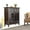 Brunette Brown, variant on Acadian 39 inch Wide Solid Wood Transitional Storage Cabinet in Brunette Brown