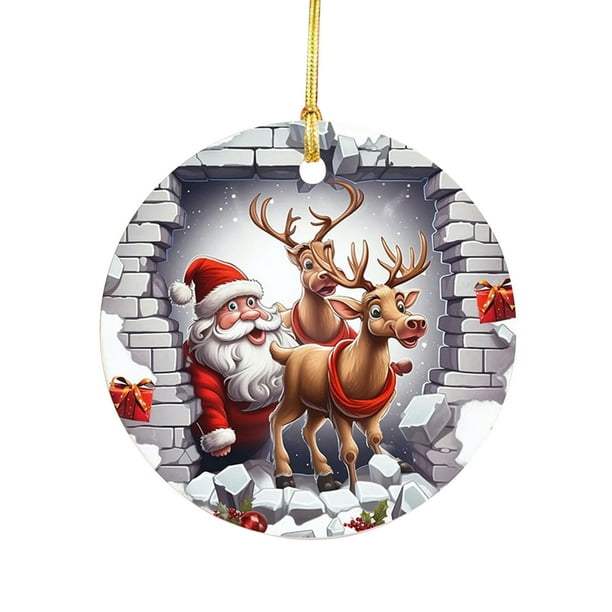Adornos navideños, adornos navideños, regalos navideños, adorno navideño acrílico, colgante navideño, colgante navideño