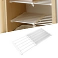 thumbnail image 1 of Étagère de Rangement pour Garde-Robe, Armoire à Chaussures, Cloison Rétractable, Largeur 16.5 Po pour Placard, 1 of 7
