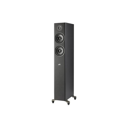 Polk Audio - Polk Reserve Series R500 Floorstanding Tower Speaker, New 1" Pinnacle Ring Tweeter & Dual 5.25" Turbine Cone Woofers - Black